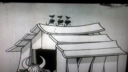 The old cartoon dancing cow