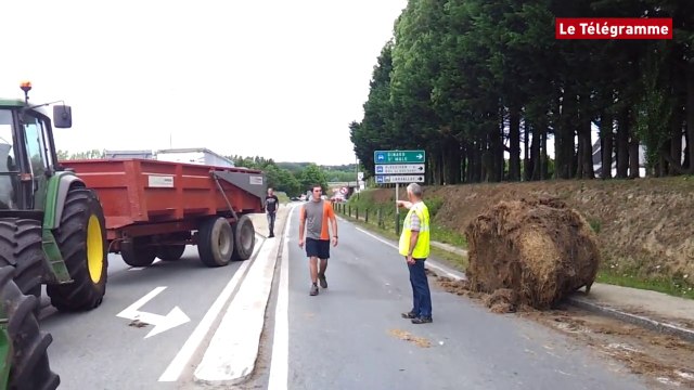 Dinan. Quasiment toutes les entrées de la ville bloquées