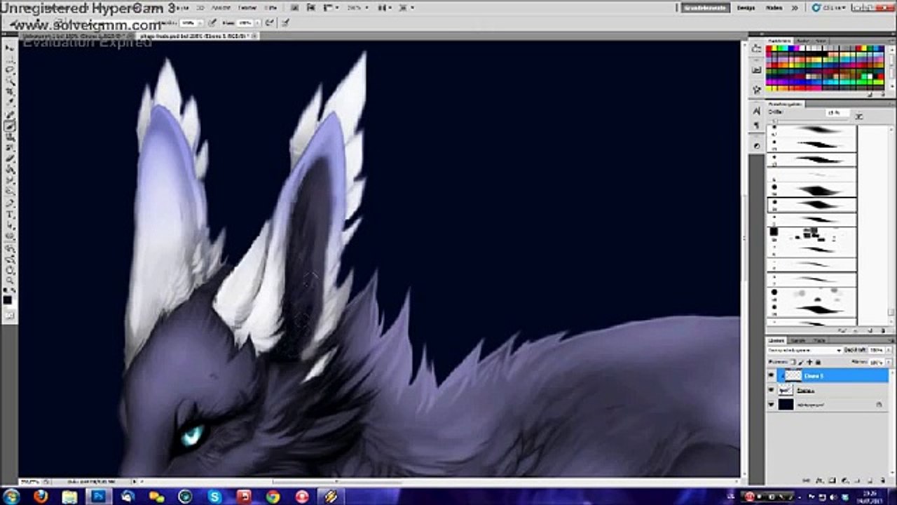Speed Paint: Flying Fox