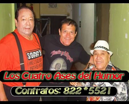 miguel barraza, casareto ,melcochita, quinteros ,los 4 ases del humor