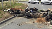 Dinan. Les agriculteurs en colère bloquent l'entrée via Taden