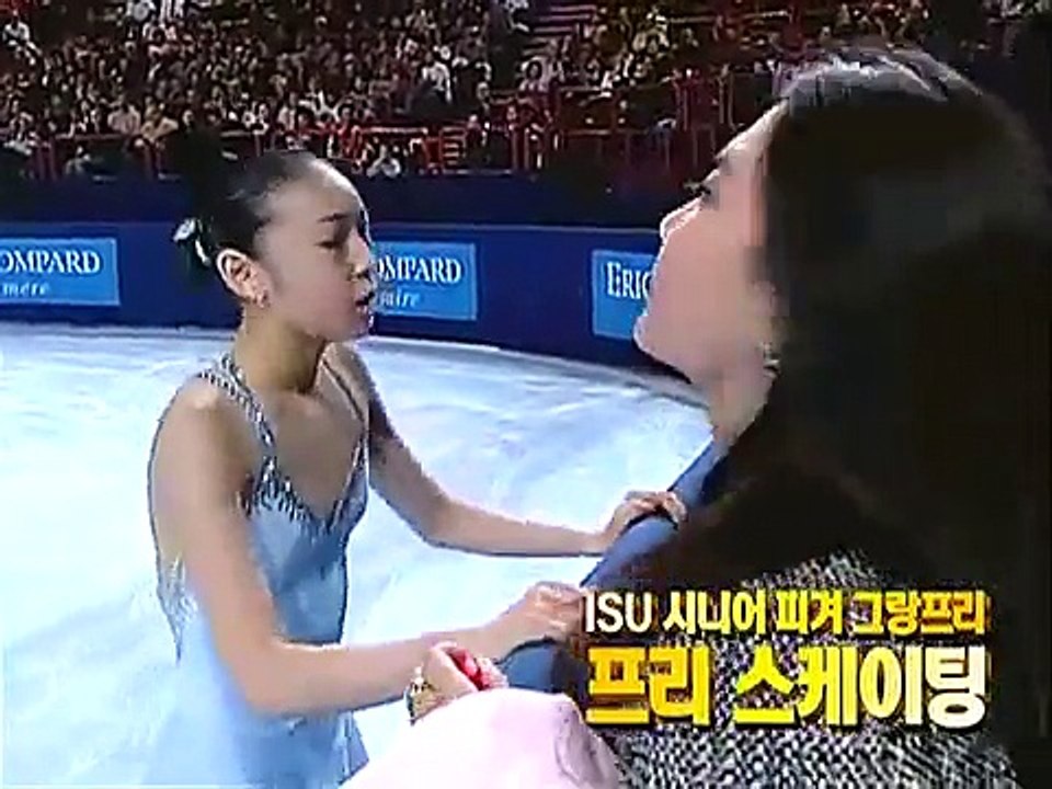 Yuna Kim 2006 Trophee Eric Bompard FS + kiss&cry