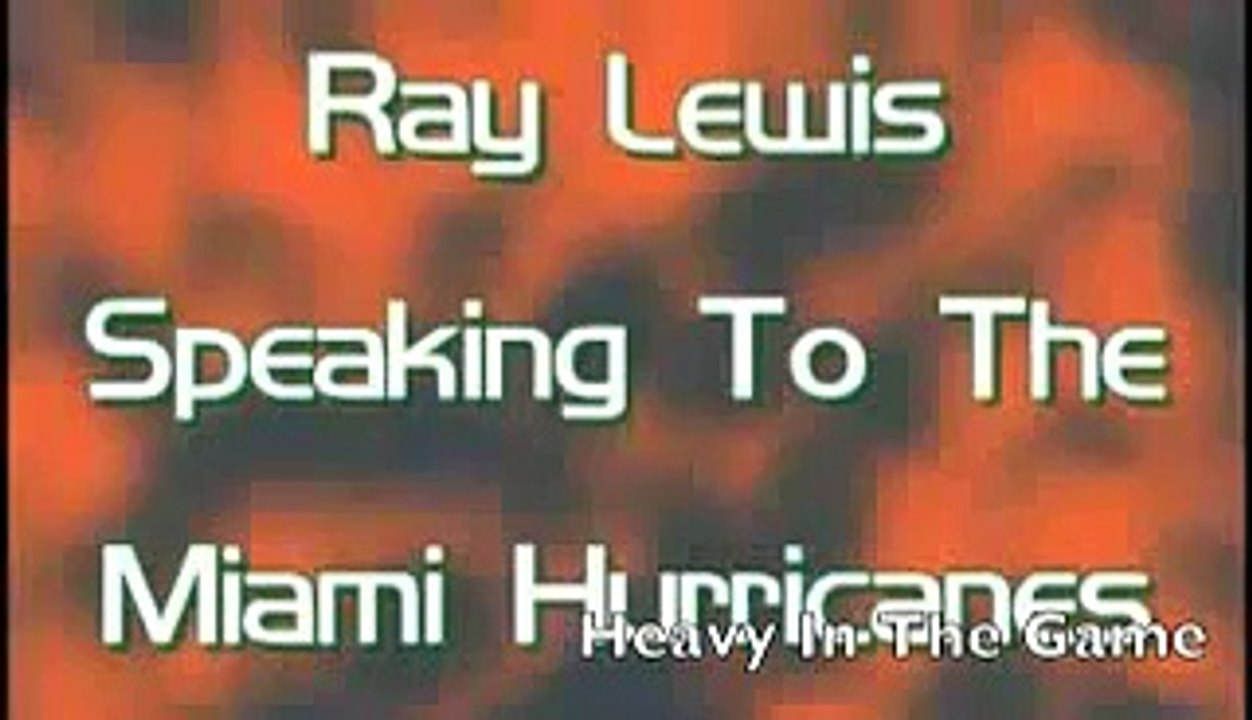 Ray Lewis Motivational Speech Why He Plays with so much Passion and Effort