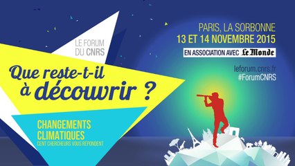 Le Forum du CNRS 2015 (teaser)