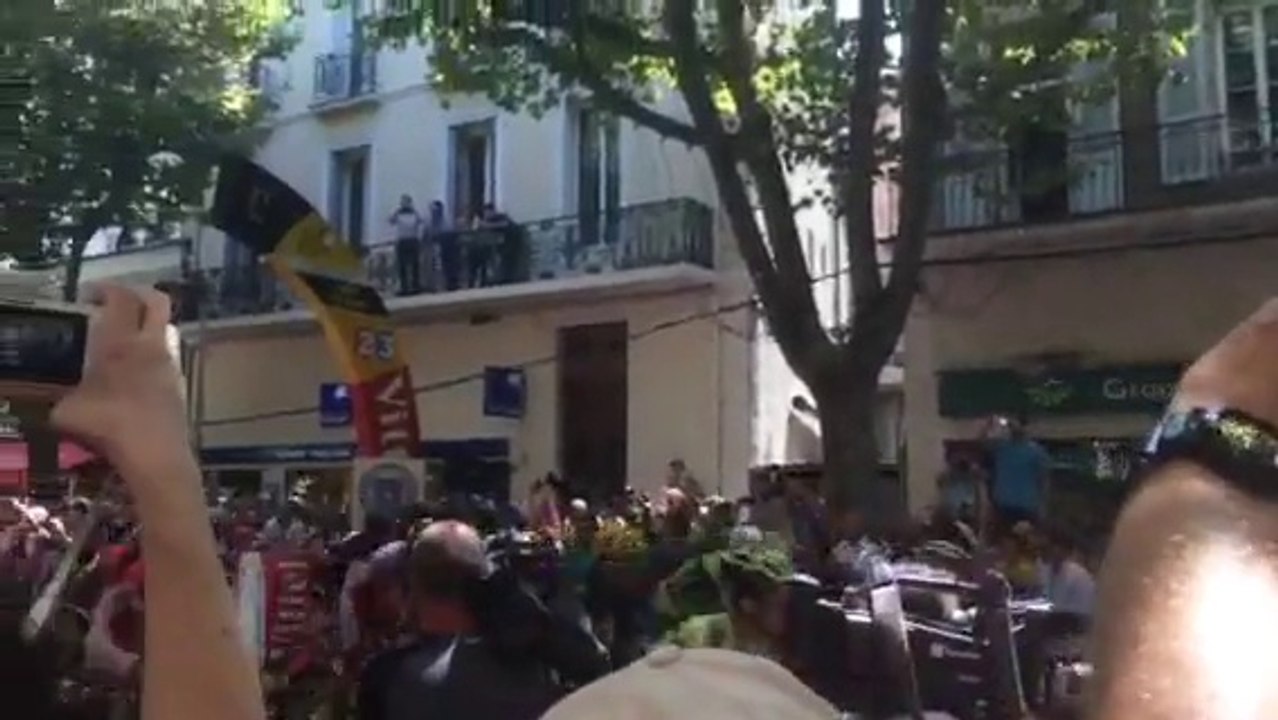 Le départ du Tour donné à Digne (Alpes-de-Haute-Provence)