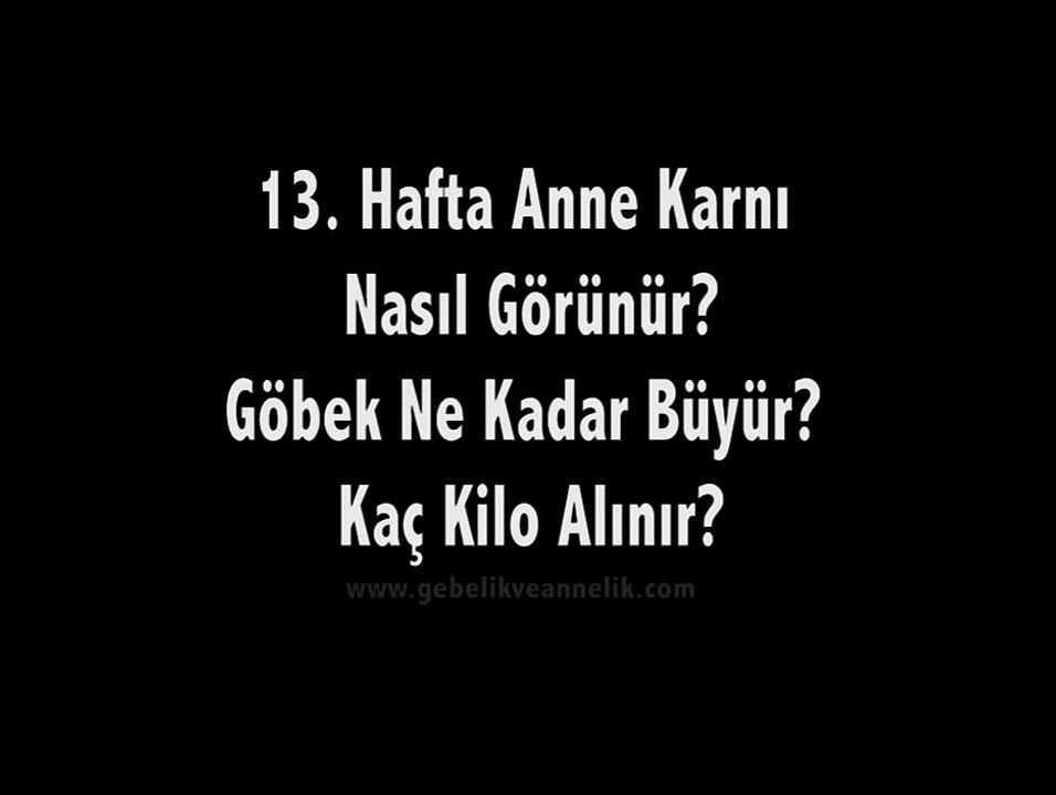 Hamileliğin 13. Haftası Anne Adayı