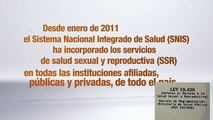 Spot informativo sobre servicios de Salud Sexual y Reproductiva. Violencia