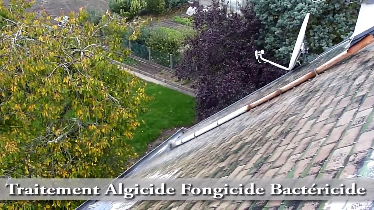 Traitement de toiture sur ardoises fibrociment par UAB RENOVATION