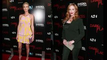 Charlize Theron And Christina Hendricks Brighten Up The Dark Places Premiere