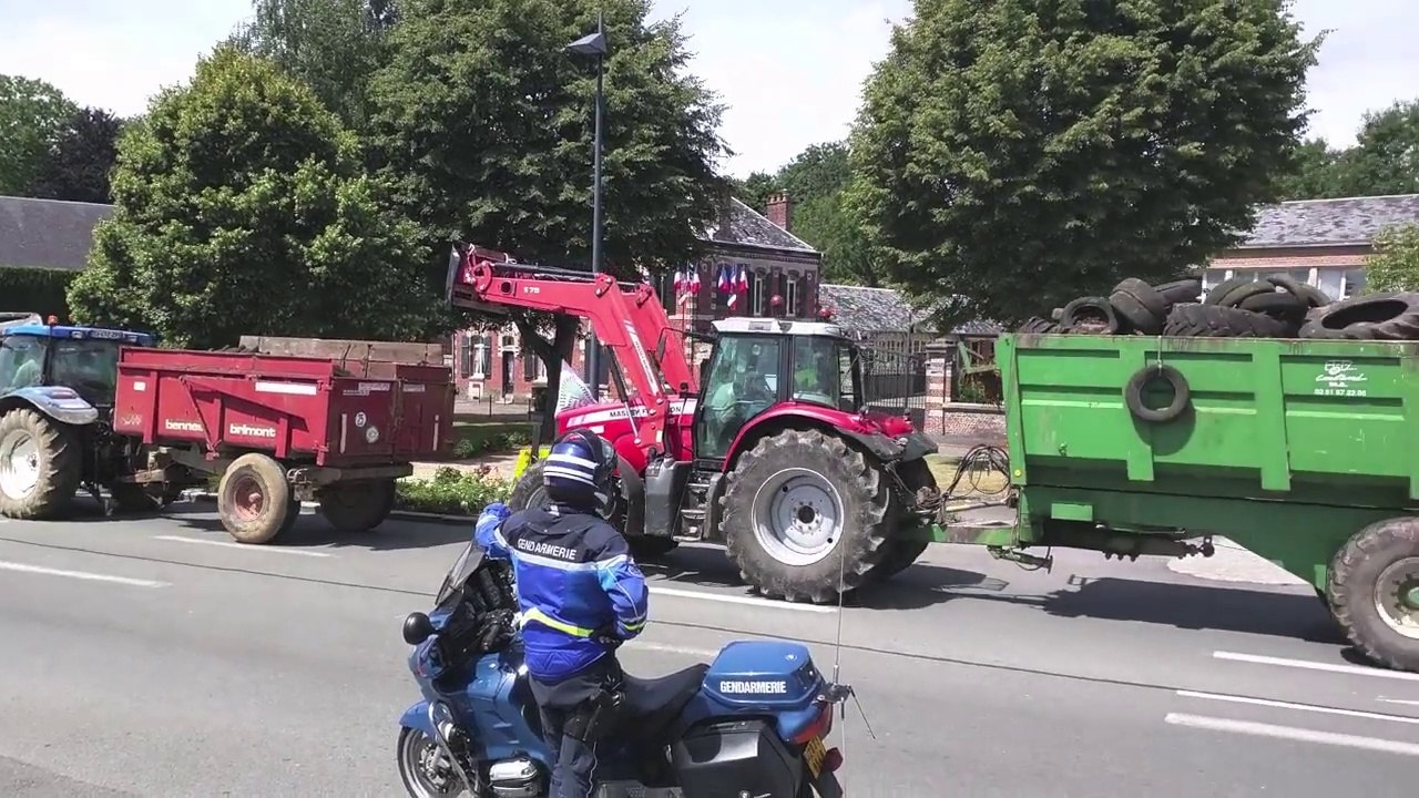 Vervins : Manifestation des agriculteurs