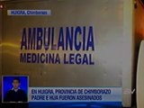 Padre e hija fueron asesinados en Huigra, Chimborazo
