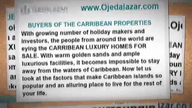 BUYERS OF THE CARRIBEAN PROPERTIES
