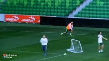 Cristiano Ronaldo gets angry for a canceled goal in training