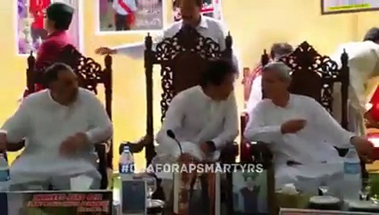 Imran Khan attending Dua for APS Peshawar Shaheed Students