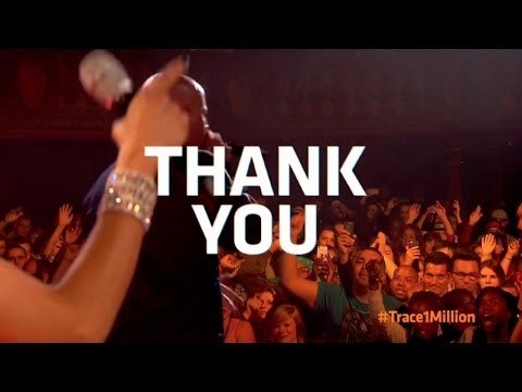 1 Million Fans On Facebook! Trace Urban Thanks You! #trace1million