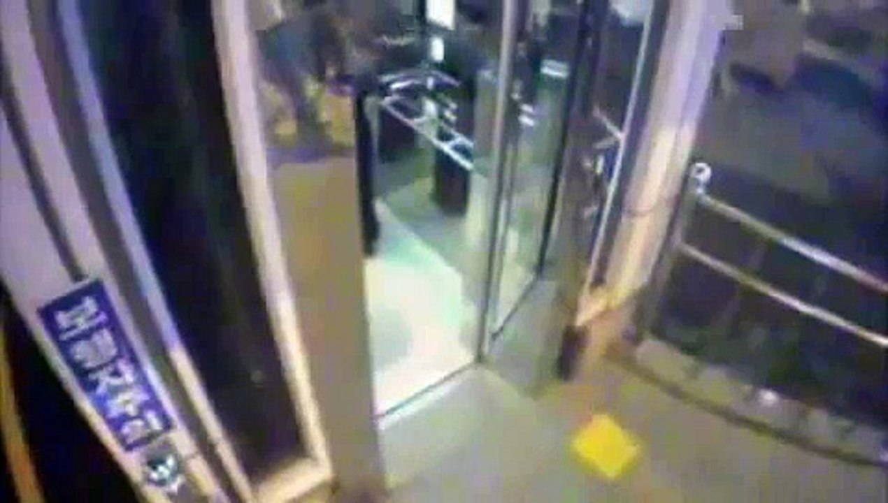 Crazy Guy In Wheelchair Going Kamikaze Down Elevator Shaft