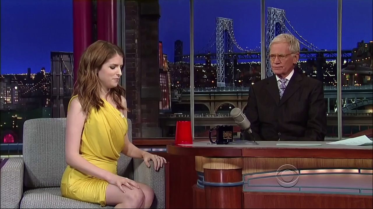 Anna Kendrick on David Letterman