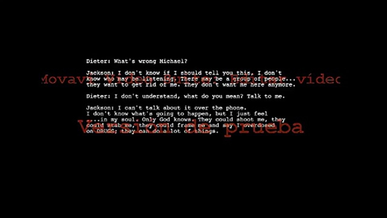 JUNE 24 2009: Michael Jackson Last Phone Call