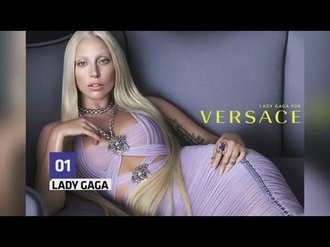 Lady Gaga, nouvelle égérie Versace