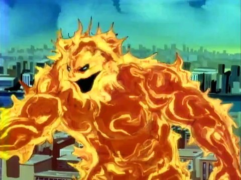 Homem-Aranha e Seus incríveis Amigos, episódio 18, Flama, Homem de Gelo, Capitão América, Hulk