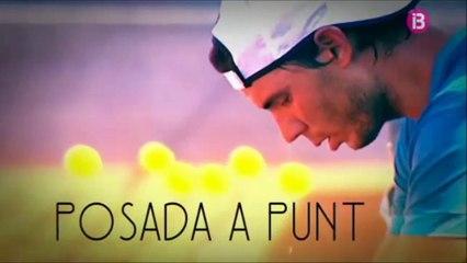 Rafael Nadal: Practice and Interview in Manacor, 22 July 2015 (in Catalan)