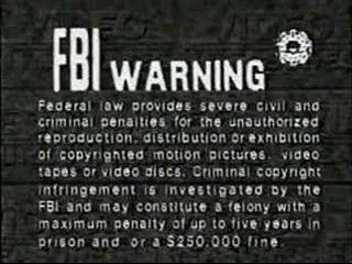 FBI Warning (DVD) / Video Treasures Logo 1997-1998 (Opening)