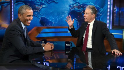 Obama bids farewell to Jon Stewart on &apos;The Daily Show&apos;