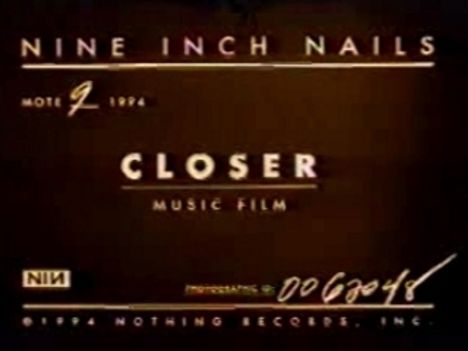 Nine Inch Nails - Closer (Uncut)