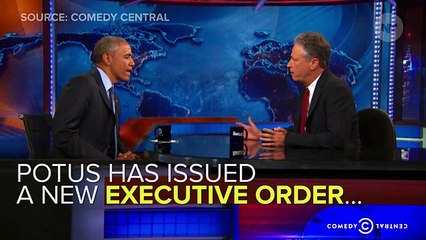 Obama Issues 'Executive Order' To Keep Jon Stewart At The Daily Show