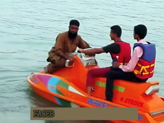 Jet ski in khanpur dam
