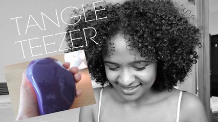 Tangle Teezer on Curly 3C Hair