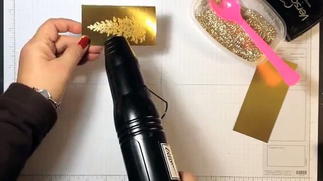 Stampin' Up! Video Tutorial Christmas Card Idea Lovely As A Tree in Gold