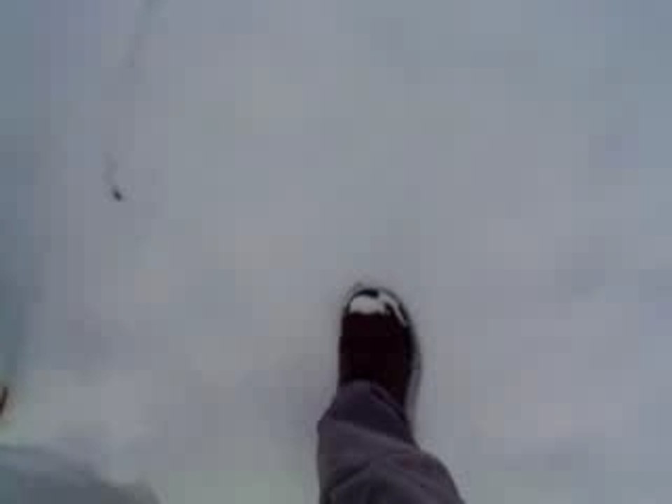 Marcher dans la neige