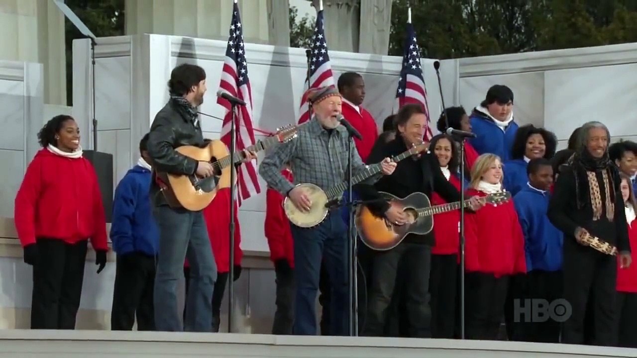 Pete Seeger & Bruce Springsteen - This Land is Your Land - Obama Inauguration
