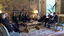 Al Quirinale il Presidente Napolitano incontra i gruppi di lavoro