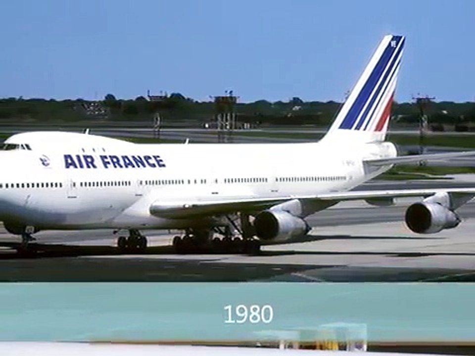 Jumbo 747 Air France 1970-2011
