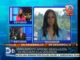 Ecuador: oposición rechaza dictamen del Congreso contra violencia
