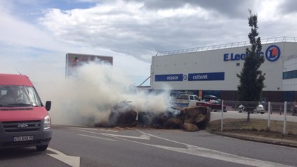 Manifestation d'agriculteurs à Concarneau