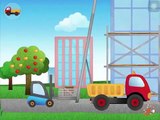 Children (^-^) Toy Construction Vehicles Cartoon For Children - Construction Game With Dump Trucks A