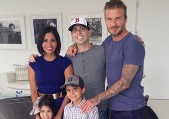 Beckham visitó a hombre con cáncer que pidió conocerlo a través de YouTube