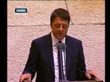 Gerusalemme - Renzi interviene alla Knesset (22.07.15)