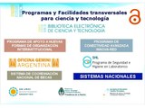El Sistema Nacional de Repositorios Digitales en Ciencia y Tecnología de la Argentina