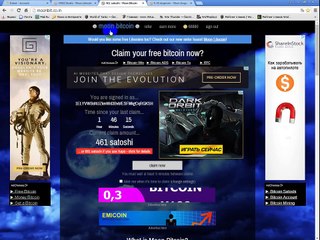 Three Faucet for mining cryptocurrency