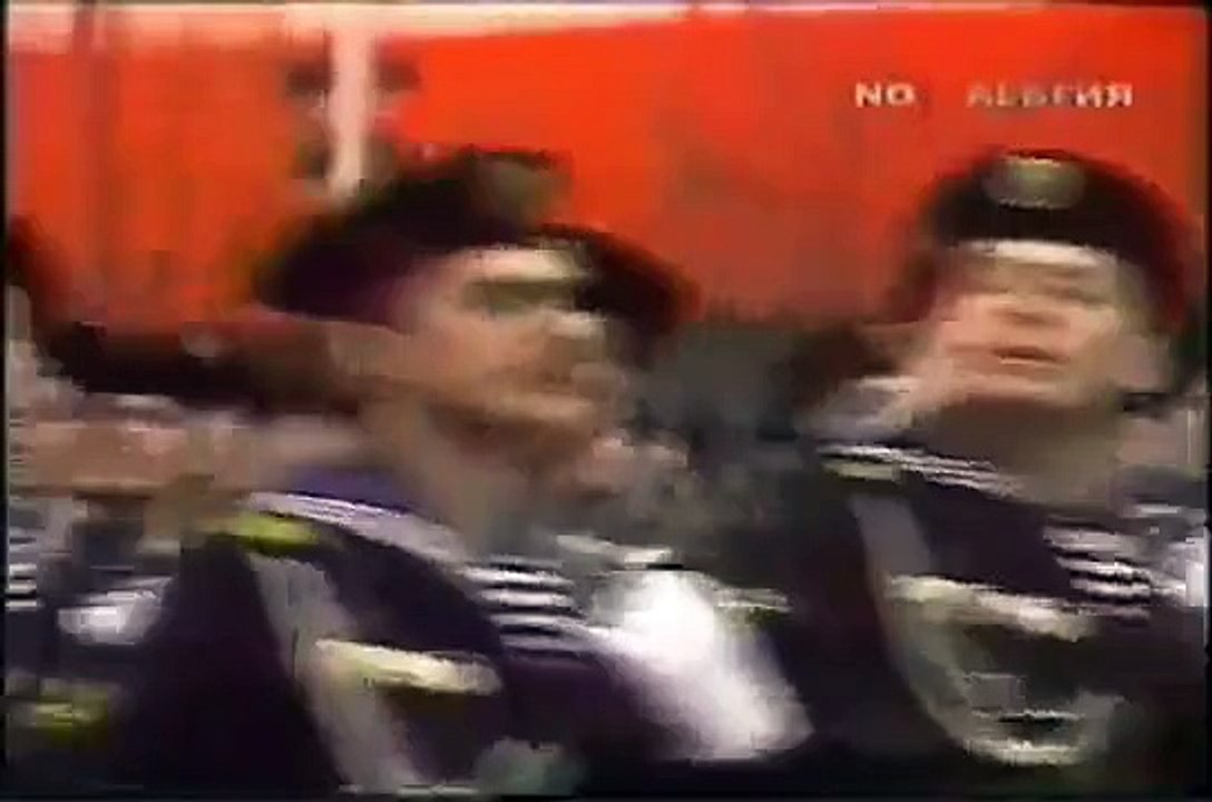 "Soviet march" from "Command and Conquer: Red Alert 3" in the 1984 Army Parade.