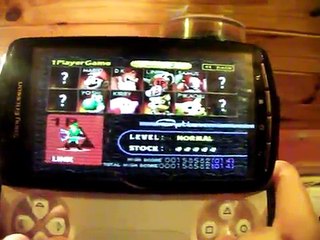 App Review #2 of SUPER SMASH BROS ON N64oid on XPERIA PLAY and GAMEBOID and N64oid LINK