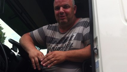 Un routier bloqué depuis lundi soir témoigne