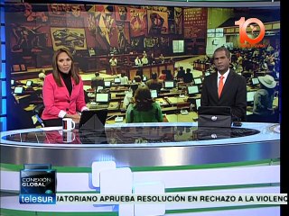 Ecuador: diputados rechazan todo tipo de violencia política