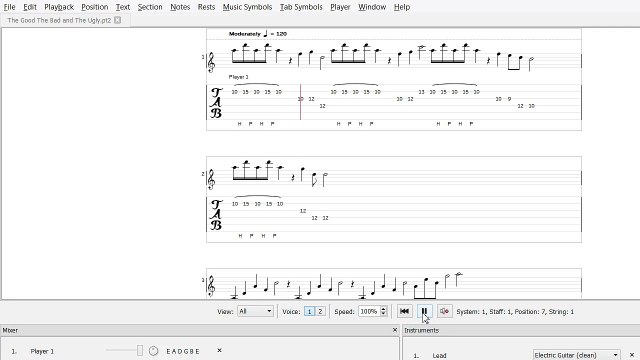 The Good The Bad And The Ugly Theme Guitar Tabs Video Dailymotion