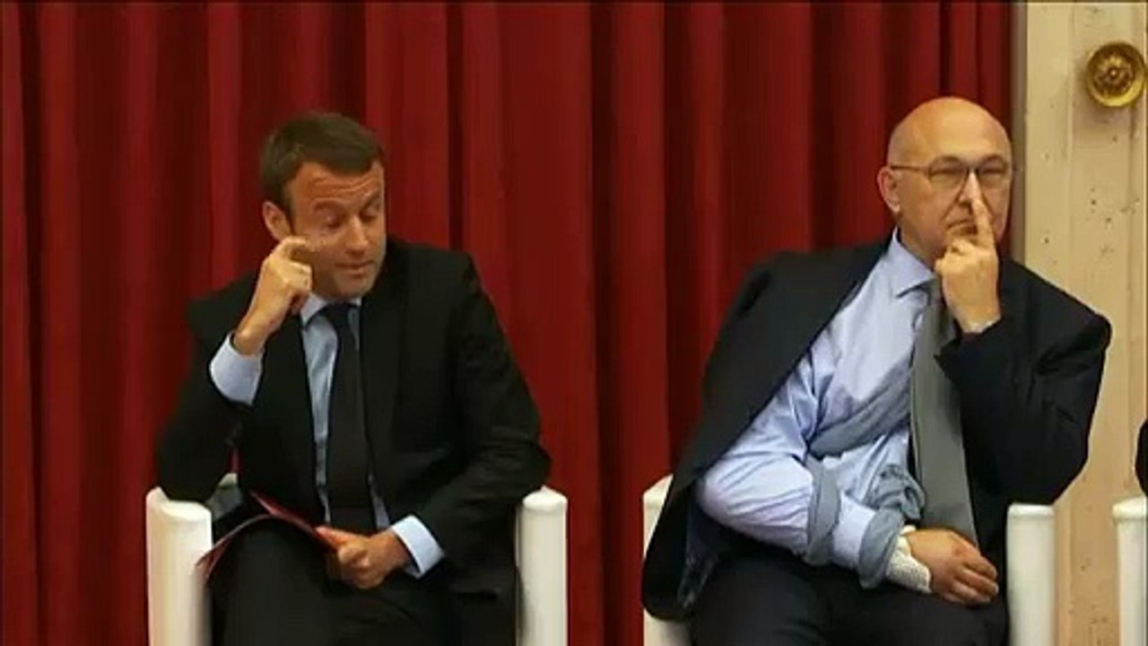 Quand Michel Sapin met un gros vent à Emmanuel Macron