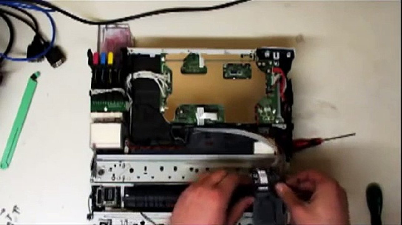 disassembling brother  dcp-145c dcp-195c